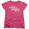 Jane The Virgin Womens Shirt Logo Hot Pink Tee T-Shirt