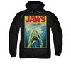 Jaws Hoodie Bright Black Sweatshirt Hoody