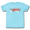 Jaws Shirt Color fill Blue Heather T-Shirt