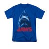 Jaws Shirt From Below Royal Blue T-Shirt