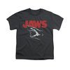 Jaws Shirt Juniors Cracked Jaw Charcoal T-Shirt