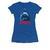 Jaws Shirt Juniors From Below Royal Blue T-Shirt