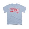 Jaws Shirt Kids Bigger Boat Light Blue T-Shirt