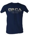 Jaws Shirt Orca Fish Adult Navy Tee T-Shirt