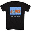 Jaws Shirt Push Start Button Black T-Shirt