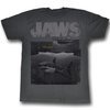 Jaws Shirt Shark Boat Adult Charcoal Tee T-Shirt