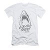 Jaws Shirt Slim Fit Locals Only White T-Shirt