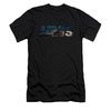 Jaws Shirt Slim Fit Logo Cut Out Black T-Shirt