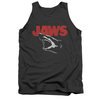 Jaws Shirt Tank Top Cracked Jaw Charcoal Tanktop