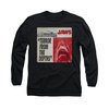 Jaws Shirt Terror Long Sleeve Black Tee T-Shirt