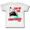 Jaws Shirt Top Of The Food Chain White T-Shirt