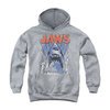 Jaws Youth Hoodie Comic Splash Athletic Heather Kids Hoody