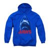 Jaws Youth Hoodie From Below Royal Blue Kids Hoody