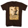 John Wayne Shirt American Legend Poster Black T-Shirt