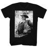 John Wayne Shirt Black And White Picture Black T-Shirt