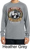 Kids Three Stooges Moonshine Whiskey Dry Wicking Long Sleeve T-Shirt