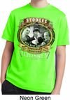 Kids Three Stooges Moonshine Whiskey Moisture Wicking Tee T-Shirt