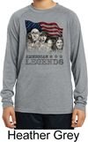 Kids Three Stooges Shirt Rushmorons Dry Wicking Long Sleeve T-Shirt