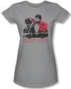 Knight Rider Juniors T-shirt Super Pursuit Mode Silver Tee Shirt