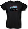 Knight Rider Ladies T-shirt Kitt Classic Black Tee Shirt