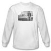 Knight Rider Shirt Black And White Photo Long Sleeve White Tee T-Shirt