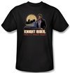 Knight Rider T-shirt Full Moon Adult Black Tee Shirt