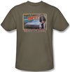 Knight Rider T-shirt Need A Lift Adult Safari Green Tee Shirt