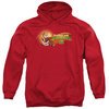 Kung Fu Panda 3 Hoodie Po Logo Red Sweatshirt Hoody