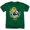 Kung Fu Panda 3 Kids Shirt Drago Po Kelly Green T-Shirt