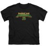 Kung Fu Panda 3 Kids Shirt Movie Logo Black T-Shirt