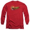 Kung Fu Panda 3 Long Sleeve Shirt Po Logo Red Tee T-Shirt