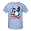 Kung Fu Panda Shirt Kung Fu Adult Heather Light Blue Tee T-Shirt