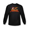 Kung Fu Panda Shirt Logo Long Sleeve Black Tee T-Shirt