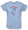 Ladies Mighty Mouse T-shirt - TV Series Save Me Light Blue Tee