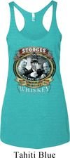 Ladies Tanktop Moonshine Whiskey Tri Blend Racerback Tank Top