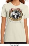 Ladies Three Stooges Shirt Moonshine Whiskey Organic Tee T-Shirt