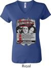 Ladies Three Stooges Shirt Nyukleheads Garage V-neck Tee T-Shirt