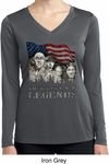 Ladies Three Stooges Shirt Rushmorons Dry Wicking Long Sleeve Tee