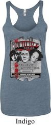 Ladies Three Stooges Tanktop Nyukleheads Garage Tri Blend Racerback