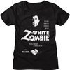 Ladies WHITE ZOMBIE Bela Lugosi Horror Movie 1932 T-shirt - Black