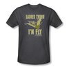 Land Before Time Shirt I&#039;m Fly Adult Heather Charcoal Tee T-Shirt