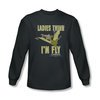 Land Before Time Shirt I&#039;m Fly Long Sleeve Charcoal Tee T-Shirt