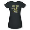 Land Before Time Shirt Juniors I&#039;m Fly Charcoal Tee T-Shirt