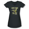 Land Before Time Shirt Juniors V Neck I&#039;m Fly Charcoal Tee T-Shirt