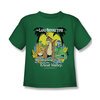 Land Before Time Shirt Kids The Great Valley Kelly Green Youth Tee T-Shirt