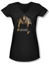 Law &amp; Order: SVU Shirt Juniors V Neck Helping Victims Black Tee