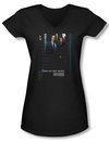 Law &amp; Order: SVU Shirt Juniors V Neck SVU Black Tee T-Shirt