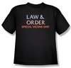 Law &amp; Order: SVU Shirt Kids Logo Black Youth Tee T-Shirt