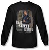 Law &amp; Order: SVU Shirt Street Justice Long Sleeve Black Tee T-Shirt