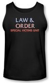 Law &amp; Order: SVU Tank Top Logo Black Tanktop